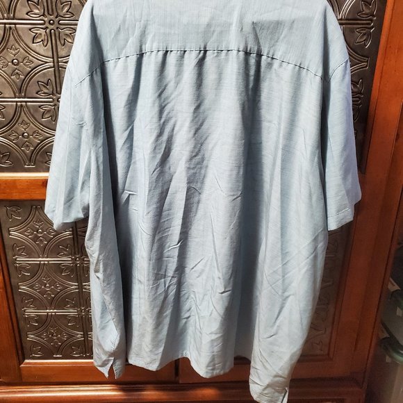 Batik Bay Steel Gray S/S Shirt 4XB - Picture 3 of 3